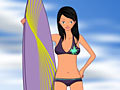 Surfer Girl Dress Up online spielen