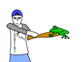 Frog Batting online spielen