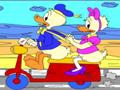 Coloring Donald Roller online spielen